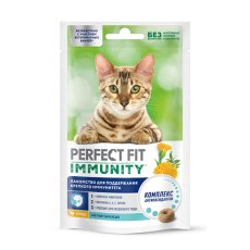 Perfect Fit Immunity / Лакомство Перфект Фит для кошек с Курицей и экстрактом бархатцев (цена за упаковку)