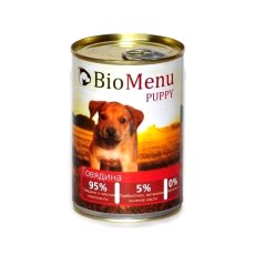 BioMenu Puppy Консервы для Щенков Говядина Цена за упаковку 410x12