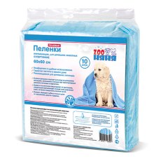 Zoo Няня / Пеленки Гелевые супертонкие для домашних животных 10 штук