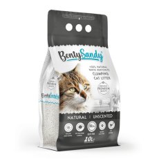 BentySandy Natural / Комкующийся наполнитель Бенти Сэнди Натуральный без ароматизатора