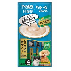 Inaba Churu / Лакомство-пюре Инаба для собак для Куриное филе с хрящами (Китай)