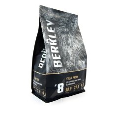 Berkley №8 / Сухой корм Беркли для взрослых собак Мелких и Средних пород Утка с рисом