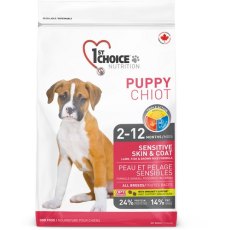 1st Choice Puppy  Sensitive Skin & Coat / Сухой корм Фёст Чойс для Щенков с Чувствительной кожей и шерстью Ягненок Рыба коричневый Рис