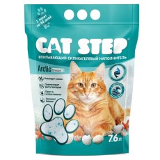 Cat Step Arctic Breeze / Силикагелевый наполнитель Кэт Степ для кошачьего туалета Арктический бриз