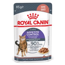 Royal Canin Appetite Control Care Sauce / Влажный корм (Консервы-Паучи) Роял Канин Аппетайт Контрол Кэа для взрослых кошек Контроль аппетита в Соусе (цена за упаковку)