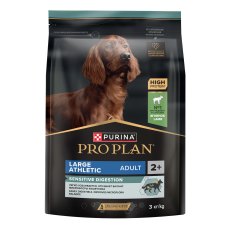 PRO PLAN OPTI DIGEST / Сухой корм ПРО ПЛАН для взрослых собак крупных пород с атлетическим телосложением при чувствительном пищеварении с ягненком