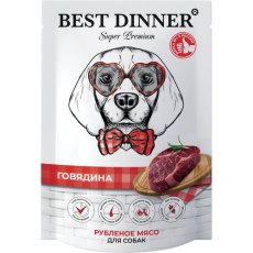 Best Dinner Super Premium Пауч / Паучи Бест Диннер для собак всех возрастов Говядина (цена за упаковку)