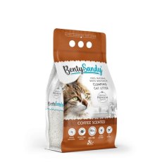 BentySandy Baby Coffee / Комкующийся наполнитель Бенти Сэнди для кошачьего туалета с ароматом Кофе