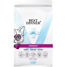Best Dinner Vet Profi Urinary / Полнорационный диетический сухой корм Бест Диннер Уринари для кошек Профилактика МКБ