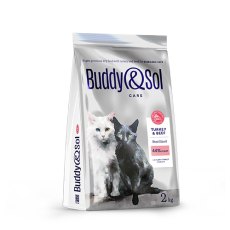 Buddy Sol Care Sterilized Turkey & Beef / Сухой корм Бадди Сол Кэа для Стерилизованных кошек Индейка говядина