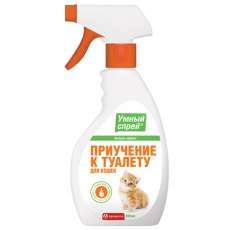 Apicenna УМНЫЙ СПРЕЙ приучение к туалету для кошек