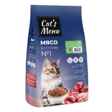 Cats Menu Sterilzed / Сухой корм Кэтс Меню для кастрированных котов и стерилизованных кошек Мясное ассорти