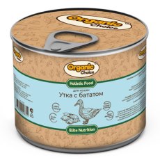 Organic Сhoice / Влажный корм Консервы Органик Чойс для кошек Утка с бататом (цена за упаковку)