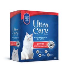Ultra Care Coarse Long Hairy & Big Cats / Комкующийся наполнитель Ультра Кер для Длинношерстных и крупных кошек в картоне