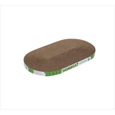 Homecat Мятная / Когтеточка Хоумкэт для кошек Овальная с Пропиткой Гофрокартон