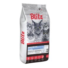 Blitz Sensitive Adult All Breeds Sterillised / Сухой корм Блиц для Стерилизованных кошек всех пород