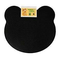 Homecat Eva / Коврик Хоумкэт для кошачьего туалета Двойной Фигурный Серый