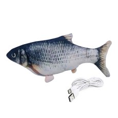 Homecat / Игрушка Хоумкэт для кошек интерактивная шевелящаяся рыба на USB зарядке