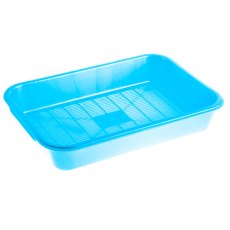 Homecat Atlantis / Лоток Хоумкэт для кошек с сеткой голубой перламутр