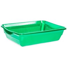 Homecat Atlantis / Лоток Хоумкэт для кошек с сеткой светло-зеленый перламутровый