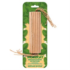 Homecat / Игрушка Хоумкэт для кошек мятный рулетик из картона с пропиткой экстрактом кошачьей мяты