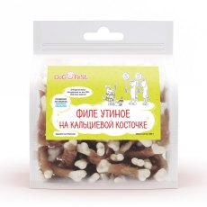 Dog Fest / Лакомство Дог Фест для собак Филе утиное на кальциевой косточке