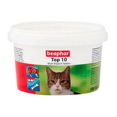 Beaphar Top 10 Multi Vitamin Tablets / Мультивитамины Беафар для кошек