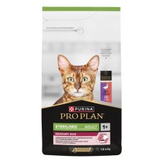 PRO PLAN STERILISED / Сухой корм ПРО ПЛАН для взрослых стерилизованных кошек с уткой и печенью