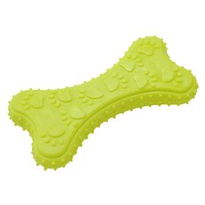 Homepet TPR / Игрушка Хоумпет для собак Косточка с рисунком Лапки