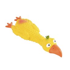 Homepet / Игрушка Хоумпет для собак Курица с пищалкой латекс