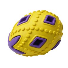 Homepet Silver Series / Игрушка Хоумпет для собак Яйцо Каучуковое 6,2 см х 6,2 см х 8 см