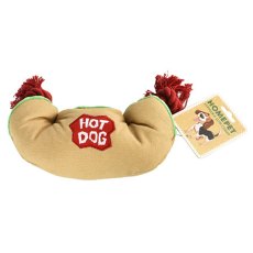Homepet / Игрушка Хоумпет для собак Хот-Дог с пищалкой