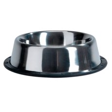 Homepet Anti Skid / Миска Хоумпет для домашних животных Металлическая на резинке