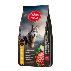 Родные Корма / Сухой корм для взрослых собак с высокой активностью с Индейкой