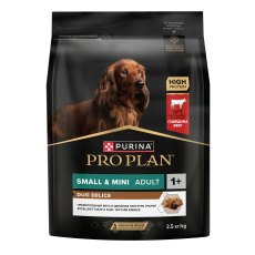 PRO PLAN DUO DELICE /Сухой корм ПРО ПЛАН для взрослых собак мелких пород с говядиной