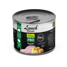 Vita Pro Lunch / Влажный корм Консервы Вита Про для собак Индейка с грушей (цена за упаковку)