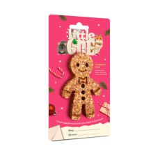Little One Crunchy man / Лакомство-игрушка Литтл Уан для Хомяков, Мышек, Песчанок и Крыс Новогодний Человечек Пряня