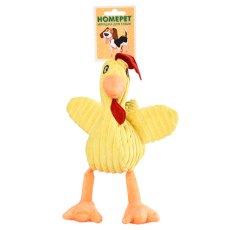 Homepet / Игрушка Хоумпет для собак Петух плюшевый с пищалкой и шуршащим эффектом