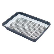 Homecat / Туалет Хоумкэт для кошек с сеткой серый