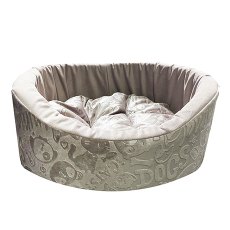 Homepet / Лежак Хоумпет для домашних животных Велюр Розовый