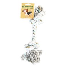 Homepet / Игрушка Хоумпет для собак Канат с двумя узлами