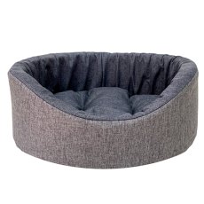 Homepet Melange / Лежак Хоумпет для домашних животных Жаккард Светло-серый