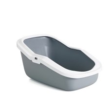 Savic Aseo / Туалет-лоток Савик для кошек со съемным Бортом Пластиковый 56х39х27,5см