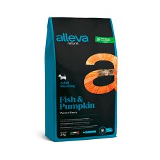 Alleva Natural Adult Mini Fish Pumpkin / Сухой корм Аллева для собак Мелких пород Рыба Тыква