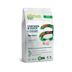 Alleva Holistic Adult Maxi Chicken Duck & Aloe vera Ginseng / Сухой корм Аллева для собак Крупных пород Курица Утка Алоэ вера Женьшень
