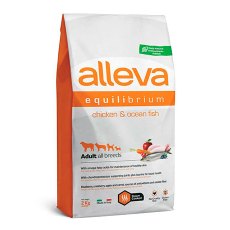 Alleva Equilibrium Adult All Breeds All Day Maintenance Chicken&Ocean Fish / Сухой корм Аллева для взрослых собак Всех пород Курица Океаническая рыба