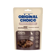 Original Choice Freeze Dry Snack / Лакомство Ориджинал Чойс для собак Пищевод говяжий