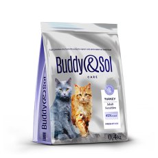 Buddy Sol Care Adult Sensitive Turkey / Сухой корм Бадди Сол Кэа для кошек с Чувствительным пищеварением Индейка
