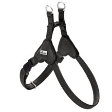 Hunter Soho Mini / Шлейка Хантер для собак натуральная кожа Черная