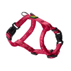 Hunter Tripoli Mini / Шлейка Хантер для собак светоотражающая нейлон Малиновая